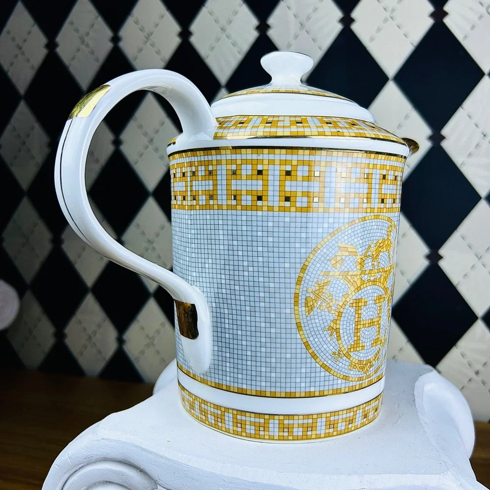 Hermès Mosaique au 24 Porcelain Teapot - Picture 5 of 6